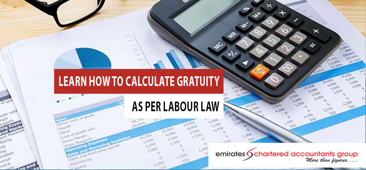 Gratuity calculation in UAE